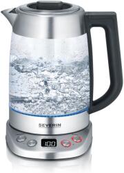 Severin WK 3480 Vízforraló 1, 7L 3000 Watt - Ezüst/Fekete (WK3480) (WK3480)