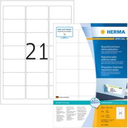HERMA 10301 Univerzális Eltávolítható Címkék, 100 Lap, 63, 5 X 38, 1 Mm (10301) (10301)