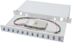 ASSMANN FO splice box, 1U, equipped, 12x LC DX, OS2 (DN-96331/9) (DN-96331/9)
