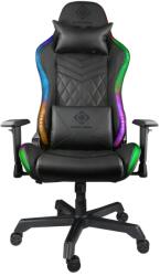 DELTACO GAM-080 Műbőr RGB Gamer szék - Fekete (GAM-080) (GAM-080)
