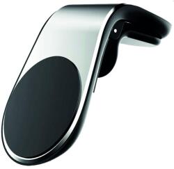 2GO 797222 "CarClip" Univerzális mágneses mobiltelefon autós tartó - Ezüst/Fekete (797222) (797222)