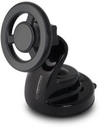Esperanza EMH147 Orbit Mágneses Mobiltelefon autós tartó - Fekete (EMH147) (EMH147)