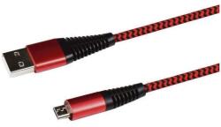 2GO USB Lade-/Datenkabel USB-A - Micro-USB 1m Nylon rot (795945) (795945) (795945)