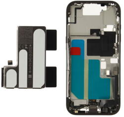 Apple ZD076-00689 Gyári Apple iPhone 16 Pro középső keret akkumulátorral, fekete (ZD076-00689)