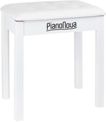 Pianonova Bookcase Scaun din lemn pentru pian White (BCPS2025WH)