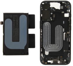 ZD076-00679 Gyári Apple iPhone 16 középső keret akkumulátorral, fekete (ZD076-00679)