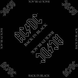 AC/DC Шал Back in Black Black (<![CDATA[B048]]>)