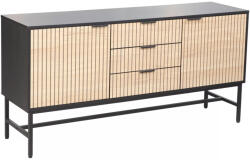 Signal Mago K1 Tölgy-Fekete Modern Komód Laminált Lappal (SIG-MAGOK1)