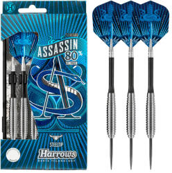 Harrows Dart szett Harrows steel 23g Assassin 80% (KR) gravírozással