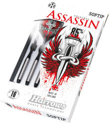 Harrows Dart szett Harrows soft, 18g, Assassin K2, 85% wolfram gravírozással