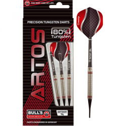 BULL'S Darts dart szett Bull's Artos AR3 soft 18gr 80% gravírozással