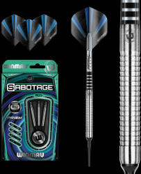 Winmau Dart szett Winmau SABOTAGE 90% soft 20g gravírozással