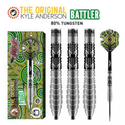Shot Kyle Andersson Battler 80% 22g steel darts gravírozással
