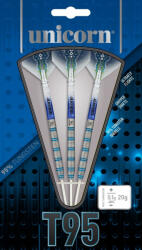 Unicorn Dart szett Unicorn steel 21g, T95 CORE XL BLUE 95% wolfram gravírozással