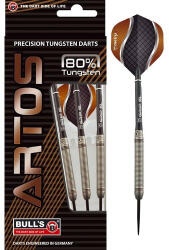 BULL'S Darts dart szett Bull's Artos AR2 steel Copper 22gr 80% gravírozással