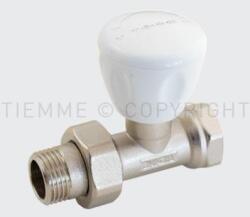 Tiemme radiátorszelep egyenes 1/2" (3260043) (3260043)
