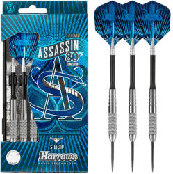 Harrows Dart szett Harrows steel 24g Assassin 80% (K) gravírozással