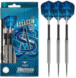 Harrows Dart szett Harrows steel 20g Assassin 80% Gravírozott