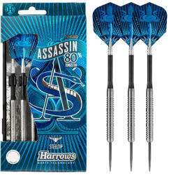 Harrows Dart szett Harrows steel 22g Assassin 80% (R) gravírozással