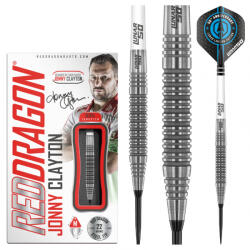 Red Dragon Dart szett Red Dragon steel Jonny Clayton 22g, Lunar 50th, 90% gravírozással