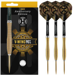 Harrows DART SZETT STEEL HARROWS ANNIVERSARY EDITION V-WING, 21G, 90% WOLFRAM Gravírozott
