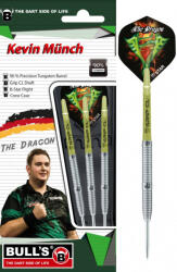BULL'S Darts dart szett Bull's steel Kevin Münch "The Dragon" 21gr, 90% GEN2 gravírozással