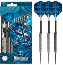 Harrows Dart szett Harrows steel 21g Assassin 80% gravírozással
