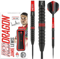 Red Dragon Dart szett Red Dragon steel Jamie Lewis 25g 90% gravírozással