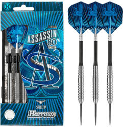 Harrows Dart szett Harrows steel 24g Assassin 80% (R) gravírozással