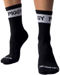 Barcode Berlin Fetish Piggy - szexi fekete zoknik érdekielkeltő stílusban