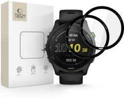 Garmin Forerunner 255 / 255 Music - okosóra flexi üvegfólia fekete kerettel (2db) - tokgalaxis