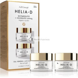 Helia-Dset Helia-D Cell Concept Sejtmegújító Ránctalanító 55 Készlet - Nappali és Éjjeli Ránctalanító Krém, 250ml