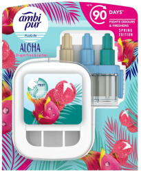 Ambi Pur 3volution készülék + utántöltő ALOHA (Dragon fruit&Lychee) 20ml (8700216775854)