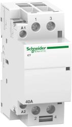 SCHNEIDER Contactor modular, Ict, 2 Poli, 2ND, 2 contacte normal deschise, 40A, Bobina 220, 240 V C. A. , Schneider, A9C20842 (A9C20842)