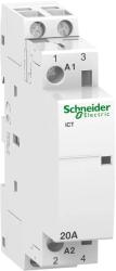 SCHNEIDER Contactor modular, Ict 20A, 2ND, 2 contacte normal deschise, Bobina 230/240V 50Hz, Schneider, A9C22722 (A9C22722)