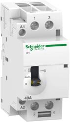SCHNEIDER Contactor modular, Ict Comanda Manuala 40A, 2ND, 2 contacte normal deschise, Bobina 220/240V 50Hz, Schneider, A9C21842 (A9C21842)