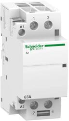 SCHNEIDER Contactor modular, Ict 63A, 2ND, 2 contacte normal deschise, Bobina 24V 50Hz, Schneider, A9C20162 (A9C20162)