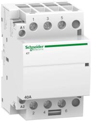SCHNEIDER Contactor modular, iCT 40A, 3ND, 3 contacte normal deschise, Bobina 220, 240V 60Hz, Schneider, A9C20643 (A9C20643)