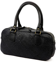 GREGORIO VS 042 fekete női bőr válltáska, oldaltáska 37 x 19 x 11 cm (58136)