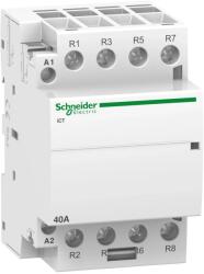SCHNEIDER Contactor modular, Ict 40A, 4Ni, 4 contacte normal inchise, Bobina 220/240V 50Hz, Schneider, A9C20847 (A9C20847)