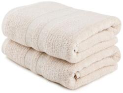 Hobby Home® Set 2 prosoape bambus si bumbac 50x90cm, Hobby Home, Ayliz Cappuccino Prosop