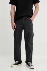Levi's pamut nadrág 568 LOOSE STRT CARGO szürke, egyenes, 000LP - szürke 34/34