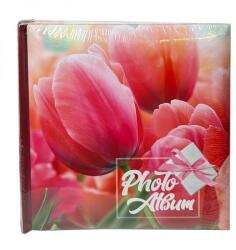 P&O Tulipános könyvkötésű bedugós fényképalbum - 200 db 10x15 cm képhez (BBM46200-WH-206-M208TULIPAN)