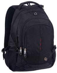 PULSE fekete iskolatáska hátizsák - Saturn Black (PLS20703)