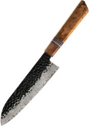 HARAHU Cuțit de bucătărie damasc ZE-37430 - Santoku / Maro KP37430