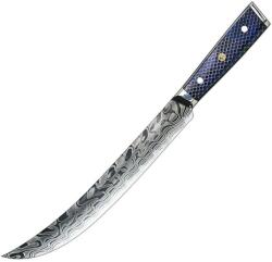  Damaskus konyhai kés Yurei - Slaughter / Kék