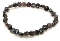 R. M. ékszer Larvikit fazettált korong karkötő 6x4mm (060071)