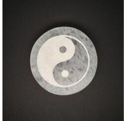 R. M. ékszer Ásványok Szelenit korong yin yang 8-8, 5cm (109311)