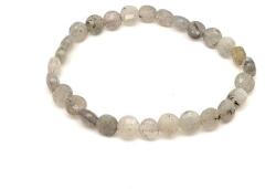 R. M. ékszer Labradorit fazettált korong karkötő 6x4mm (060070)