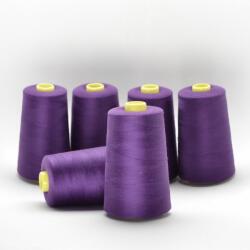 Takoy Overlock / coverlock ață poliester NTF 5000 culoare mov închis